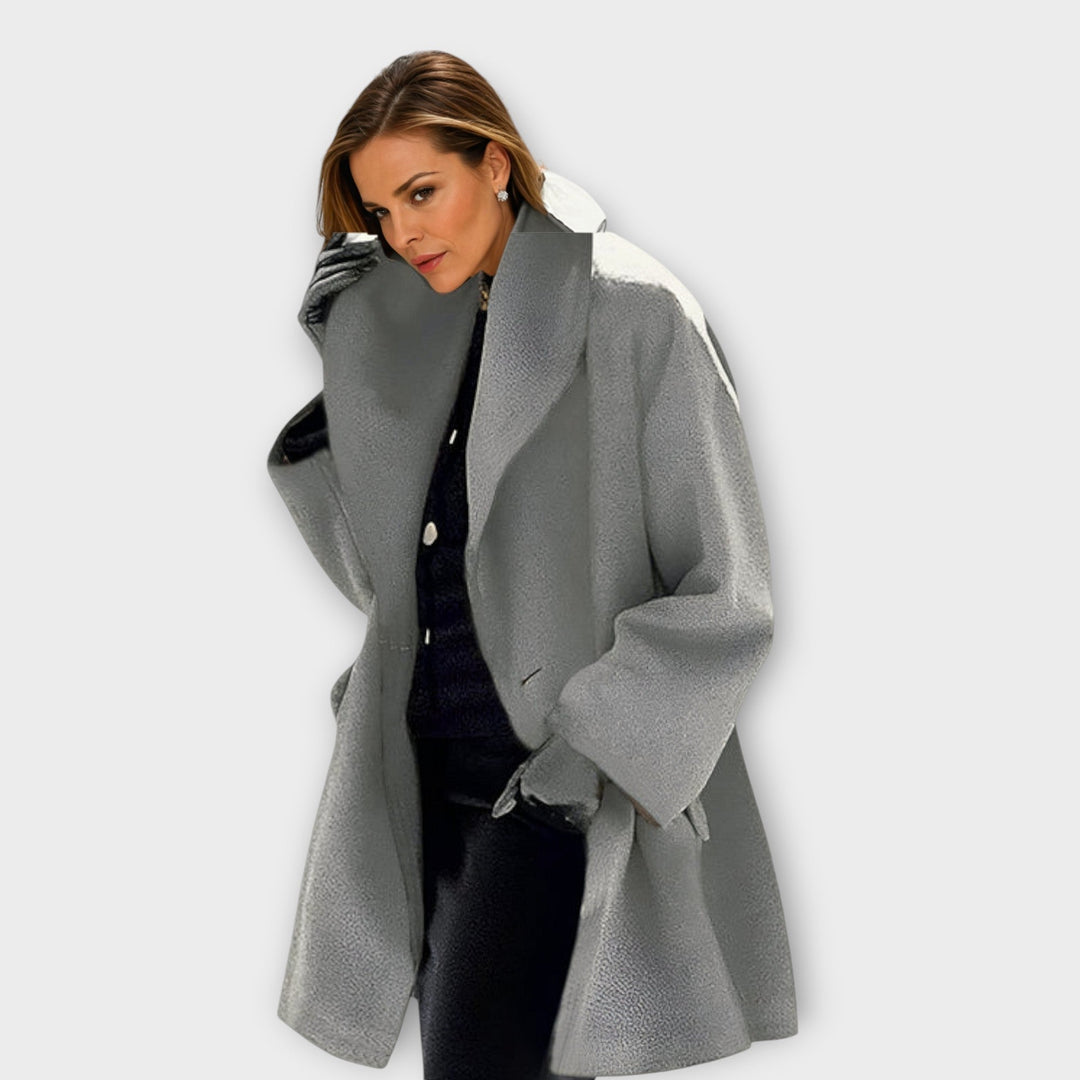 Jonna™ | Stilfuld Oversized Uldfrakke